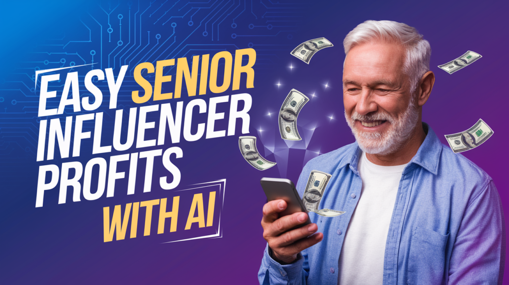 Easy Senior Influencer Profits with AI