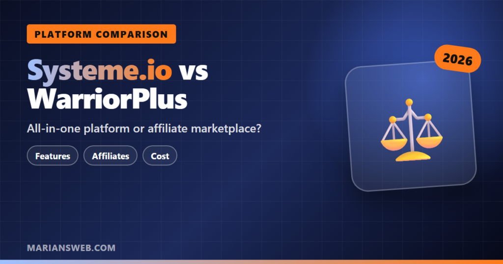 Systeme.io vs WarriorPlus: Which Should You Sell On?