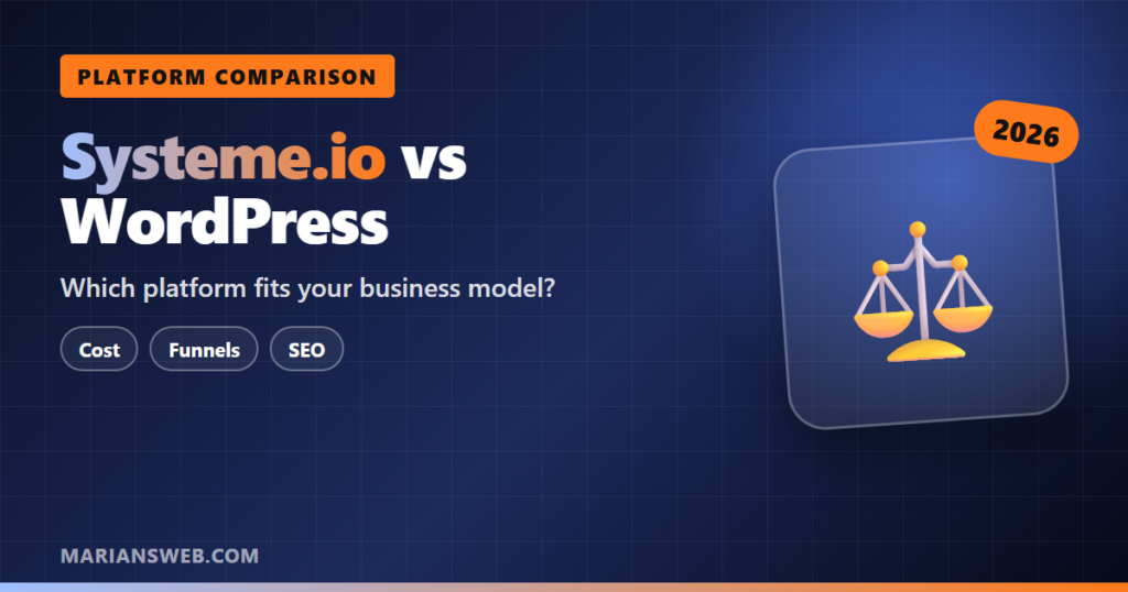 Systeme.io vs WordPress: Which Is Better in 2026?