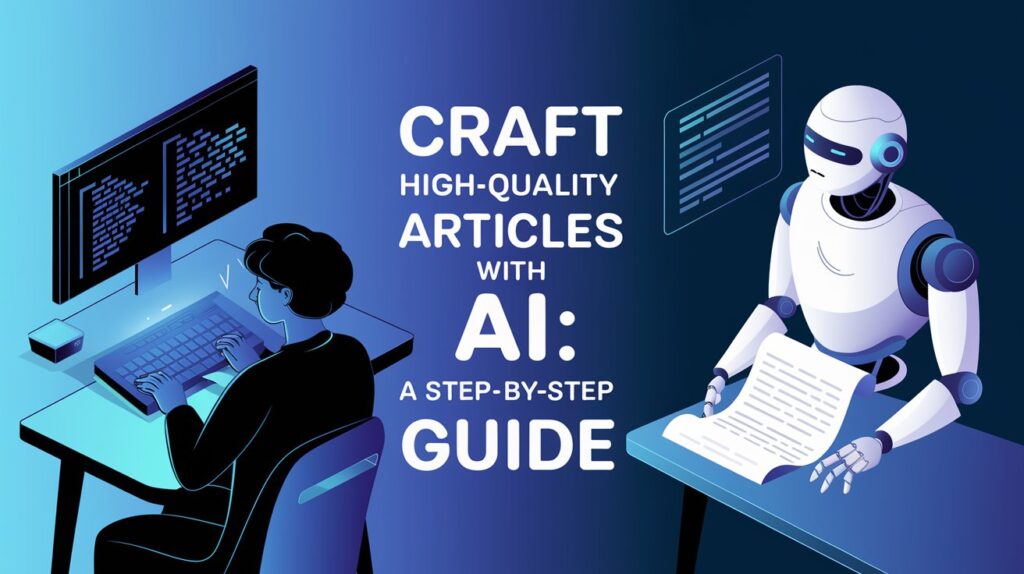 Craft High-Quality Articles with AI: A Step-by-Step Guide