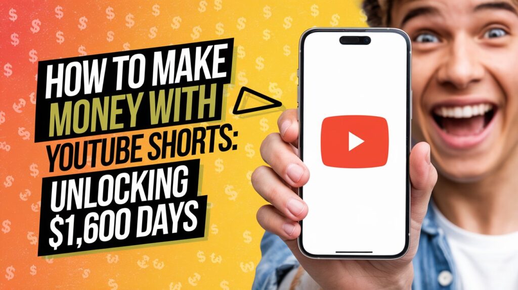 How to Make Money with YouTube Shorts: Unlocking $1,600 Days