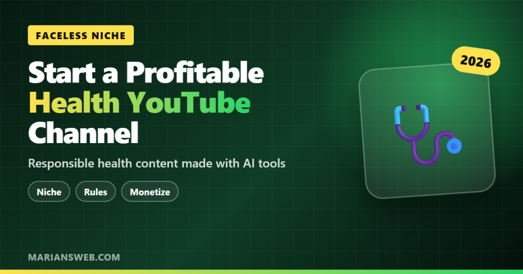 How to Start a Profitable Health YouTube Channel