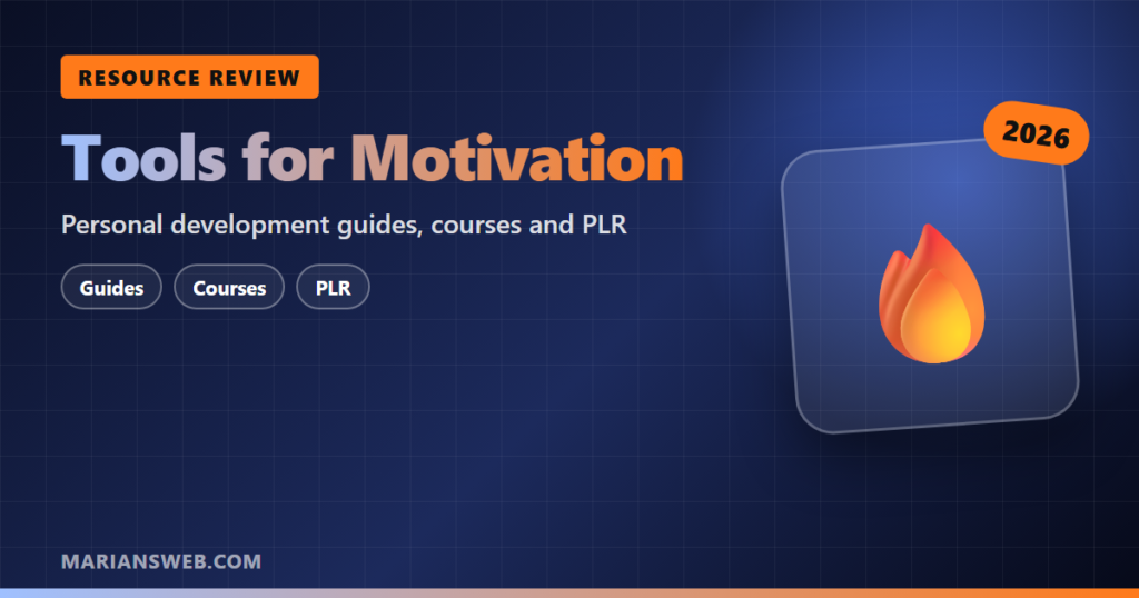 Tools for Motivation: Guides, Courses and PLR Review
