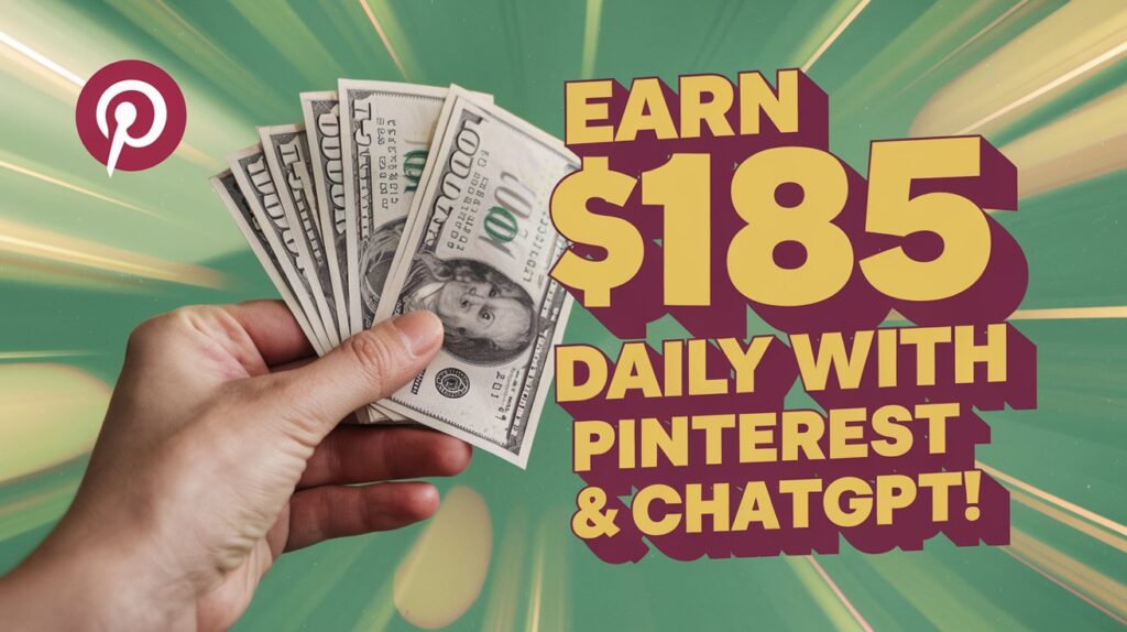 Earn $185 Daily with Pinterest & ChatGPT!