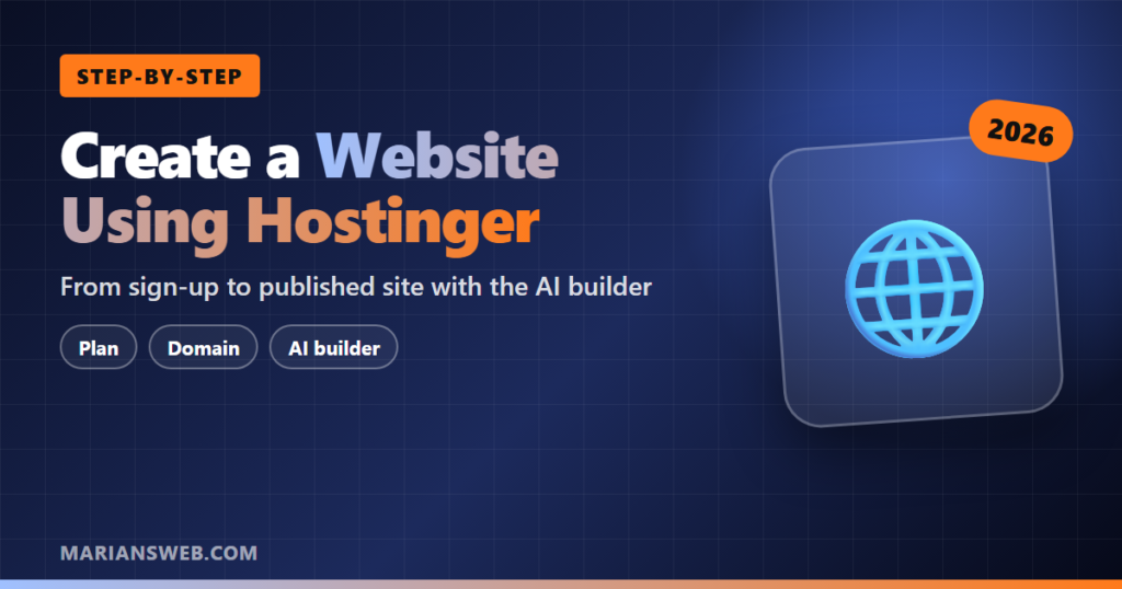Create a Website Using Hostinger's AI Builder (Guide)