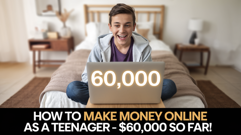 How To Make Money Online As A Teenager - $60,000 So Far!