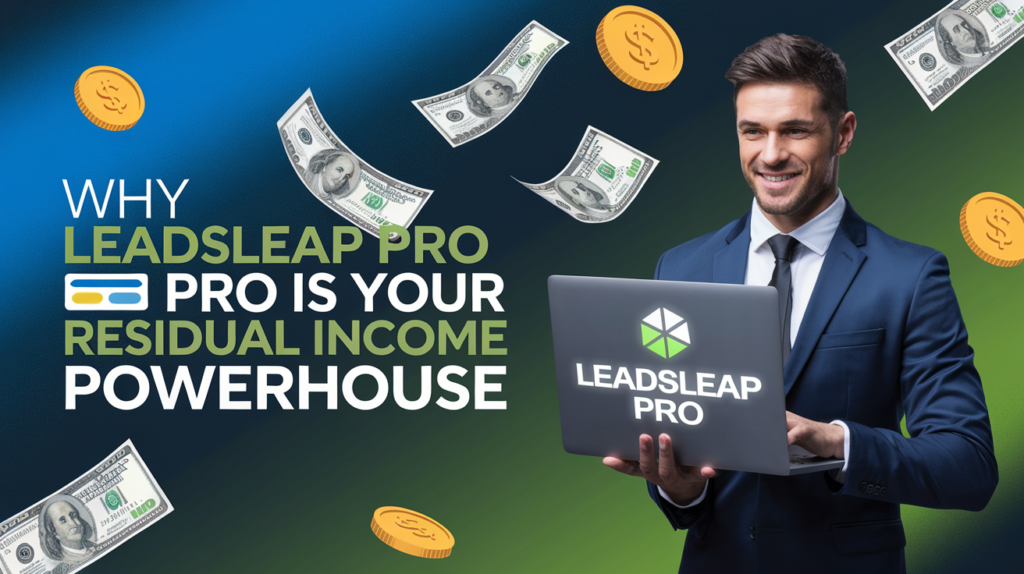 Why LeadsLeap PRO Is Your Residual Income Powerhouse