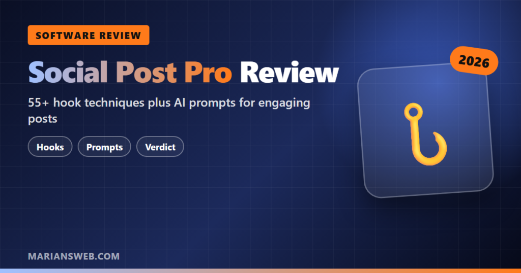 Social Post Pro Review: AI Hooks for Social Media Posts