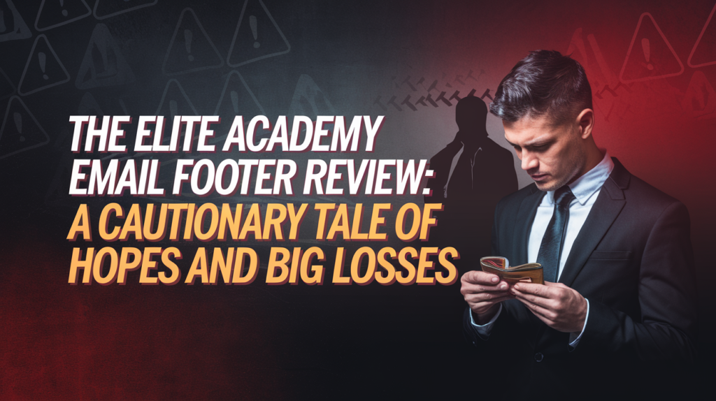 The Elite Academy Email Footer Club Review: A Cautionary Tale of High Hopes and Big Losses