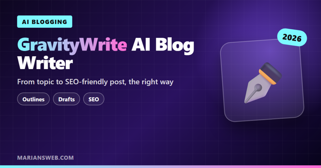 GravityWrite AI Blog Writer: SEO-Friendly Posts Fast
