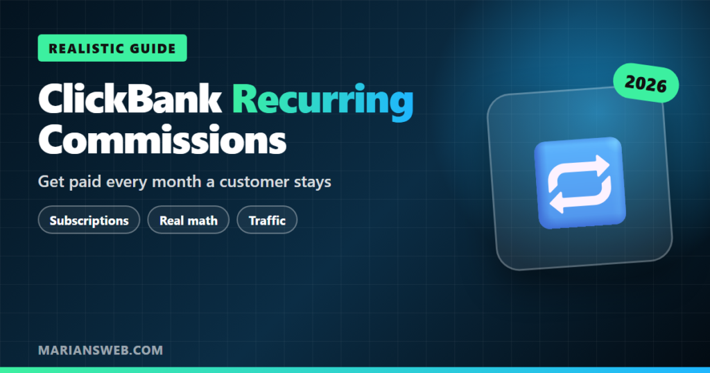 ClickBank Recurring Commissions: A Realistic Guide