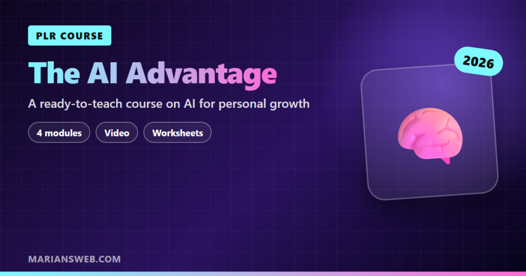 The AI Advantage PLR Course: Review and How to Use It