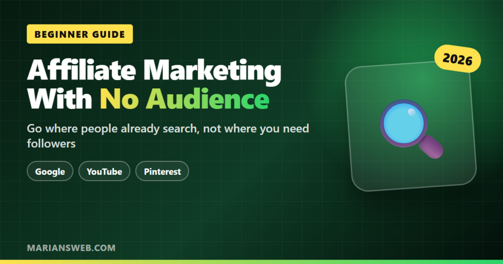 Affiliate Marketing With No Audience: The Search Strategy