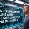 How to Make Money Online with Affiliate Marketing Using DeepSeek AI
