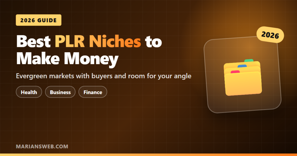 Best PLR Niches to Make Money in 2026