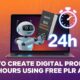 How to Create Digital Products in 24 Hours Using Free PLR and AI