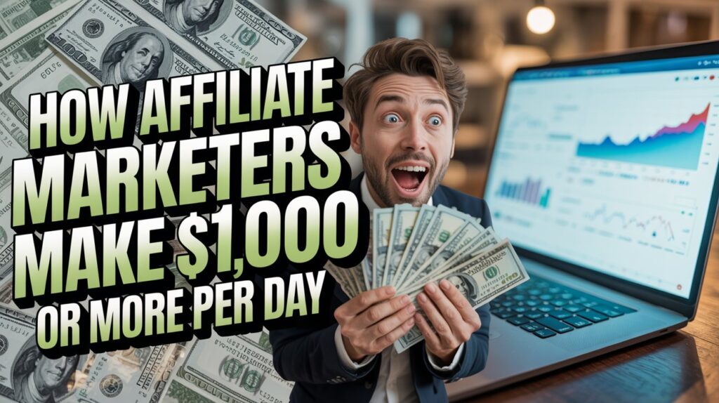 How Affiliate Marketers Make $1,000 or More Per Day