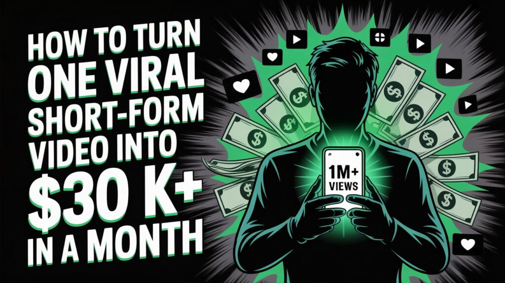 How to Turn One Viral Short‑Form Video into $30 K+ in a Month