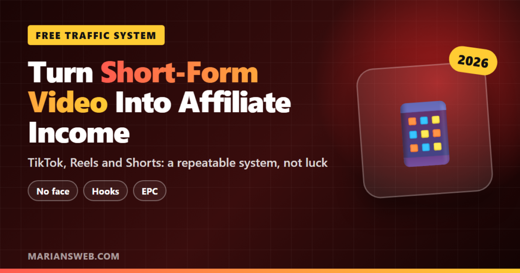 Short-Form Video for Affiliate Income: 7-Step System