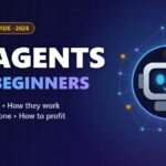AI agents for beginners guide 2026 - friendly robot AI agent connected to a network of tools